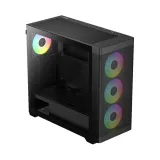 Case GAMDIAS ATHENA M3 Black ARGB – Mid Tower | 4 Fan ARGB PWM